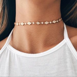 Stargaze Arabella choker necklace in gold